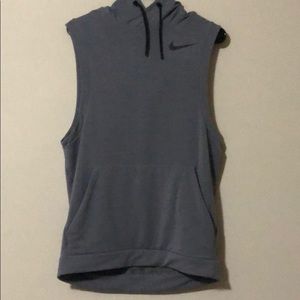 Men’s Nike Dri Fit Sleeveless Hooded Shirt